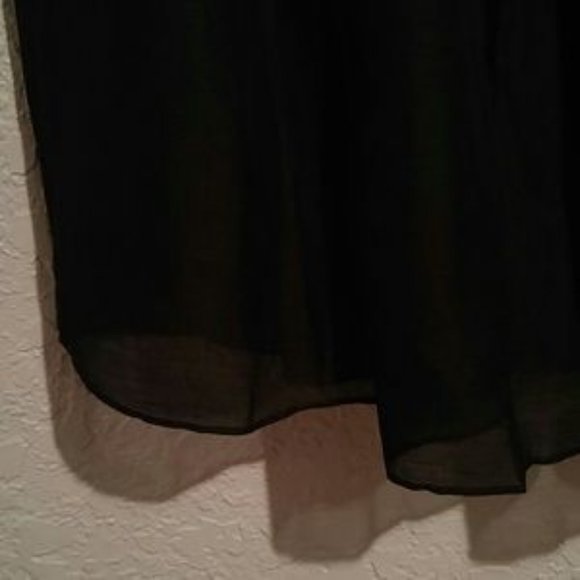 Banana Republic Black Linen & Silk New Skirt SZ 2P - Picture 9 of 9